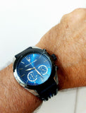  Shop Authentic Maserati Traguardo Chronograph Blue Dial Black Silicone Strap Watch For Men - R8871612044 - Luxxuri