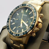  Shop Authentic Fossil Bannon Multifunction Chronograph Green Dial Gold Steel Strap Watch for Men - BQ2493 - Luxxuri