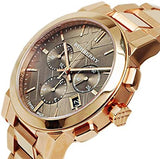  Shop Authentic Burberry The City Grey Dial Rose Gold Steel Strap Unisex Watch - BU9754 - Luxxuri
