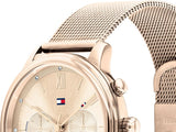  Shop Authentic Tommy Hilfiger Blake Quartz Gold Dial Gold Mesh Bracelet Watch for Women - 1782303 - Luxxuri