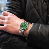  Shop Authentic Citizen Tsuyosa Automatic Green Dial Silver Steel Strap Watch For Men - NJ0150-81X - Luxxuri
