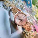 Shop Authentic Michael Kors Portia Analog Quartz Rose Gold Dial Rose Gold Steel Strap Watch For Women - MK3839 - Luxxuri