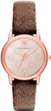  Shop Authentic Emporio Armani Classic Analog Grey Dial Brown Leather Strap Watch For Men - AR1813 - Luxxuri