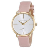  Shop Authentic Michael Kors Portia Quartz White Dial Pink Leather Strap Watch For Women - MK2659 - Luxxuri