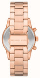  Shop Authentic Michael Kors Ritz Chronograph Rose Gold Dial Rose Gold Steel Strap Watch For Women - MK7302 - Luxxuri