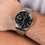  Shop Authentic Maserati SFIDA Chronograph Black Dial Silver Steel Strap Watch For Men - R8853140005 - Luxxuri