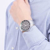  Shop Authentic Maserati SFIDA Chronograph Black Dial Silver Steel Strap Watch For Men - R8853140005 - Luxxuri