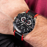  Shop Authentic Maserati Traguardo Black Dial Black Leather Strap Watch For Men - R8871612028 - Luxxuri
