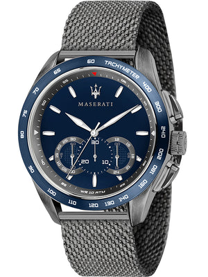  Shop Authentic Maserati Traguardo 45mm Chronograph Blue Dial Watch For Men - R8873612009 - Luxxuri