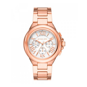  Shop Authentic Michael Kors Camille Chronograph White Dial Rose Gold Steel Strap Watch For Women - MK7271 - Luxxuri