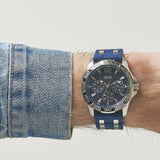  Shop Authentic Guess Oasis Multifunction Blue Dial Two Tone Steel Strap Watch for Men- W0366G2 - Luxxuri