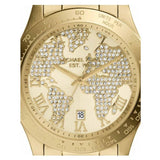  Shop Authentic Michael Kors Layton Chronograph Gold Dial Gold Steel Strap Watch for Women - MK5959 - Luxxuri