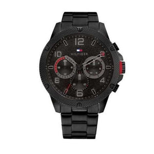  Shop Authentic Tommy Hilfiger Blaze Chronograph Black Dial Black Steel Strap Watch For Men - 1792030 - Luxxuri