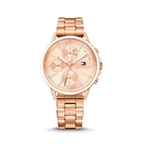  Shop Authentic Tommy Hilfiger Carly Rose Gold Dial Rose Gold Steel Strap Watch for Women - 1781788 - Luxxuri