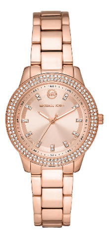  Shop Authentic Michael Kors Tibby Pave Rose Gold Dial Rose Gold Steel Strap Watch for Women - MK1058 - Luxxuri