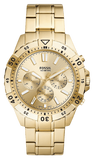  Shop Authentic Fossil Garrett Chronograph Gold Dial Gold Steel Strap Watch for Men - FS5772 - Luxxuri