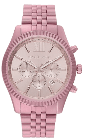  Shop Authentic Michael Kors Lexington Chronograph Pink Dial Pink Steel Strap Watch for Women - MK8792 - Luxxuri