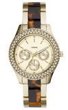  Shop Authentic Fossil Stella Multifunction Gold Dial Two Tone Steel Strap Watch for Women - ES4756 - Luxxuri