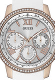  Shop Authentic Guess Sport White Dial White Rubber Strap Watch For Women - W0616L1 - Luxxuri