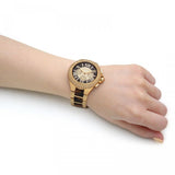  Shop Authentic Michael Kors Camille Chronograph Brown Dial Two Tone Steel Strap Watch For Women - MK7269 - Luxxuri