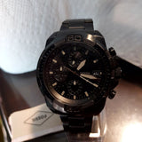 Shop Authentic Fossil Bronson Chronograph Black Dial Black Steel Strap Watch for Men - FS5853 - Luxxuri