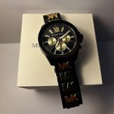  Shop Authentic Michael Kors Wren Chronograph Black Dial Two Tone Steel Strap Watch for Women - MK6978 - Luxxuri