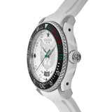  Shop Authentic Gucci Dive Tiger White Dial White Rubber Strap Watch For Men - YA136329 - Luxxuri