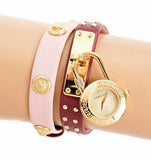  Shop Authentic Versace Medusa Lock Icon Gold Dial Red Leather Strap Watch for Women - VEDW00319 - Luxxuri