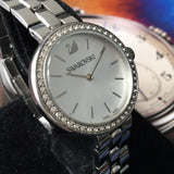  Shop Authentic Swarovski Daytime Crystal Silver Dial Silver Steel Strap Watch for Women - 5095600 - Luxxuri