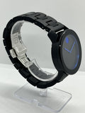  Shop Authentic Movado Bold TR90 Black Dial Black Leather Strap Watch For Men - 3600307 - Luxxuri