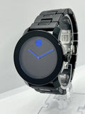  Shop Authentic Movado Bold TR90 Black Dial Black Leather Strap Watch For Men - 3600307 - Luxxuri