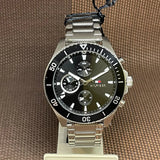  Shop Authentic Tommy Hilfiger Larson Multifunction Black Dial Silver Steel Strap Watch For Men - 1791916 - Luxxuri