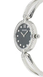  Shop Authentic Bulova Crystal Black Mother of Pearl Dial Silver Steel Strap Watch for Women - 96L224 - Luxxuri