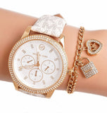  Shop Authentic Michael Kors Tibby Multifunction Rose Gold Dial Pink Leather Strap Watch For Women - MK2955 - Luxxuri