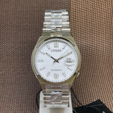  Shop Authentic Citizen Tsuyosa Automatic White Dial Silver Steel Strap Watch For Men - NJ0150-81A - Luxxuri