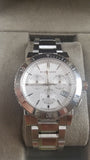  Shop Authentic Burberry City Chronograph White Dial Silver Steel Strap Watch For Women - BU9700 - Luxxuri