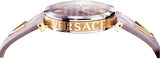  Shop Authentic Versace V-Twist Quartz Purple Dial Purple Leather Strap Watch for Women - VELS00219 - Luxxuri