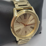  Shop Authentic Michael Kors Hartman Quartz Gold Dial Gold Steel Strap Watch For Women - MK3490 - Luxxuri