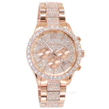  Shop Authentic Michael Kors Layton Chronograph Rose Gold Dial Rose Gold Steel Strap Watch For Women - MK7285 - Luxxuri