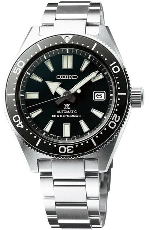  Shop Authentic Seiko Prospex Automatic Diver Black Dial Silver Steel Strap Watch For Men - SPB051J1 - Luxxuri