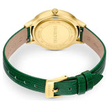  Shop Authentic Swarovski Octea Nova Crystals Green Dial Green Leather Strap Watch for Women - 5650005 - Luxxuri