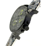  Shop Authentic Diesel Big Daddy Chronograph Black Dial Black Leather Strap Watch For Men - DZ7311 - Luxxuri