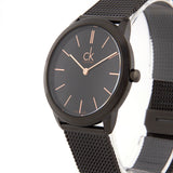  Shop Authentic Calvin Klein Minimal Black Dial Black Mesh Bracelet Watch for Women - K3M22421 - Luxxuri