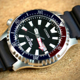  Shop Authentic Citizen Promaster Automatic 200M Diver Fugu Limited Edition Black Dial Black Rubber Strap Watch For Men - NY0110 - Luxxuri