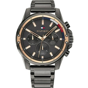  Shop Authentic Tommy Hilfiger Mason Grey Dial Grey Steel Strap Watch for Men - 1791790 - Luxxuri