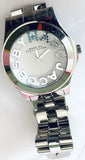  Shop Authentic Marc Jacobs Rivera White Dial Silver Steel Strap Watch for Women - MBM3136 - Luxxuri