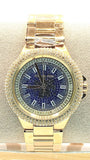  Shop Authentic Michael Kors Camille Analog Blue Dial Gold Steel Strap Watch For Women - MK7341 - Luxxuri