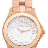  Shop Authentic Marc Jacobs Rivera White Dial Rose Gold Steel Strap Watch for Women - MBM3135 - Luxxuri