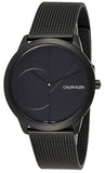  Shop Authentic Calvin Klein Minimal Black Dial Black Mesh Bracelet Watch for Men - K3M514B1 - Luxxuri