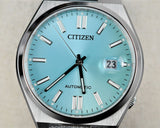  Shop Authentic Citizen Tsuyosa Automatic Turquoise Dial Silver Steel Strap Watch For Men - NJ0151-88M - Luxxuri